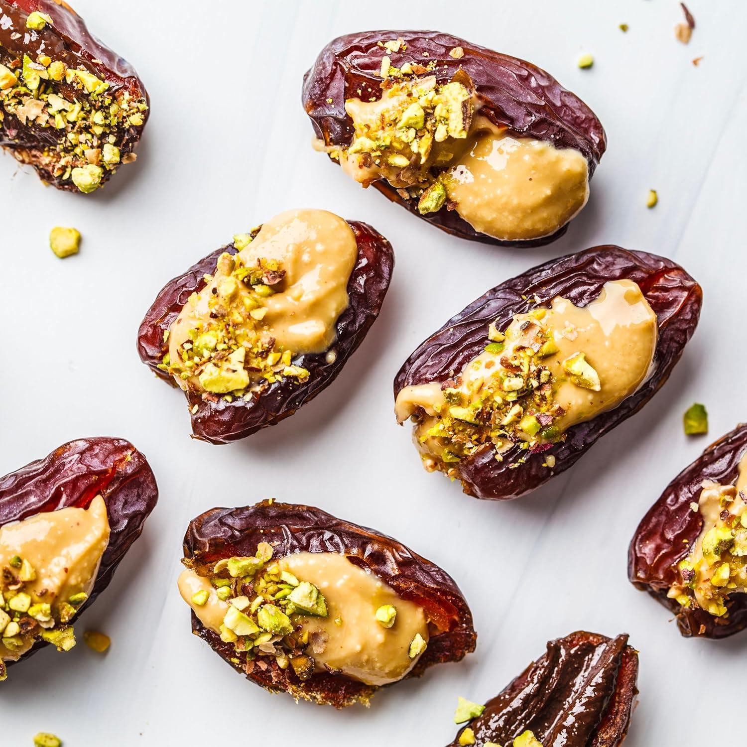 image:imageYupik Deglet Nour Pitted Dates 22 lb 352 oz Whole Dried Fruits No Pits No Added Sugar Cholesterolfree Source of Fiber Healthy Snacks Ideal for Baking Topping amp Blended Drinks10 Oz
