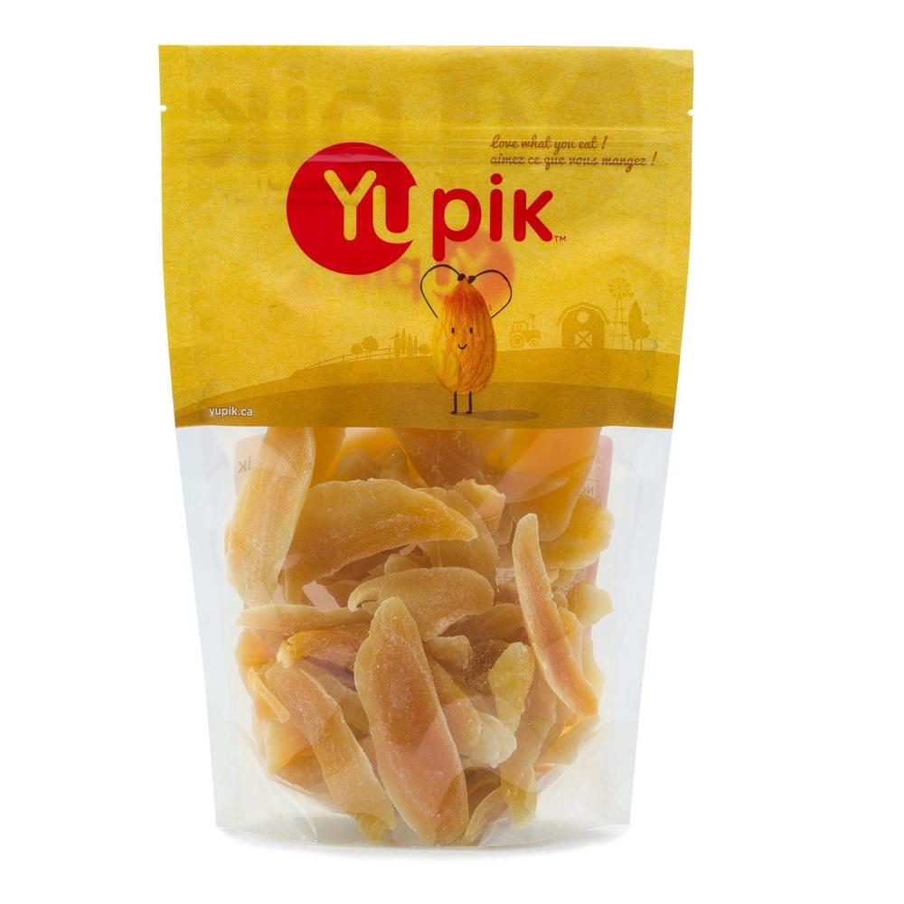 image:imageYupik Dried Mango Sliced 22 lb 352 oz GlutenFree Vegan Kosher Sweetened Tropical Dried Fruits Mango Slices No Added Sulphites Fruity Snacks Ideal for Baking amp Topping22 Pound Pack of 6