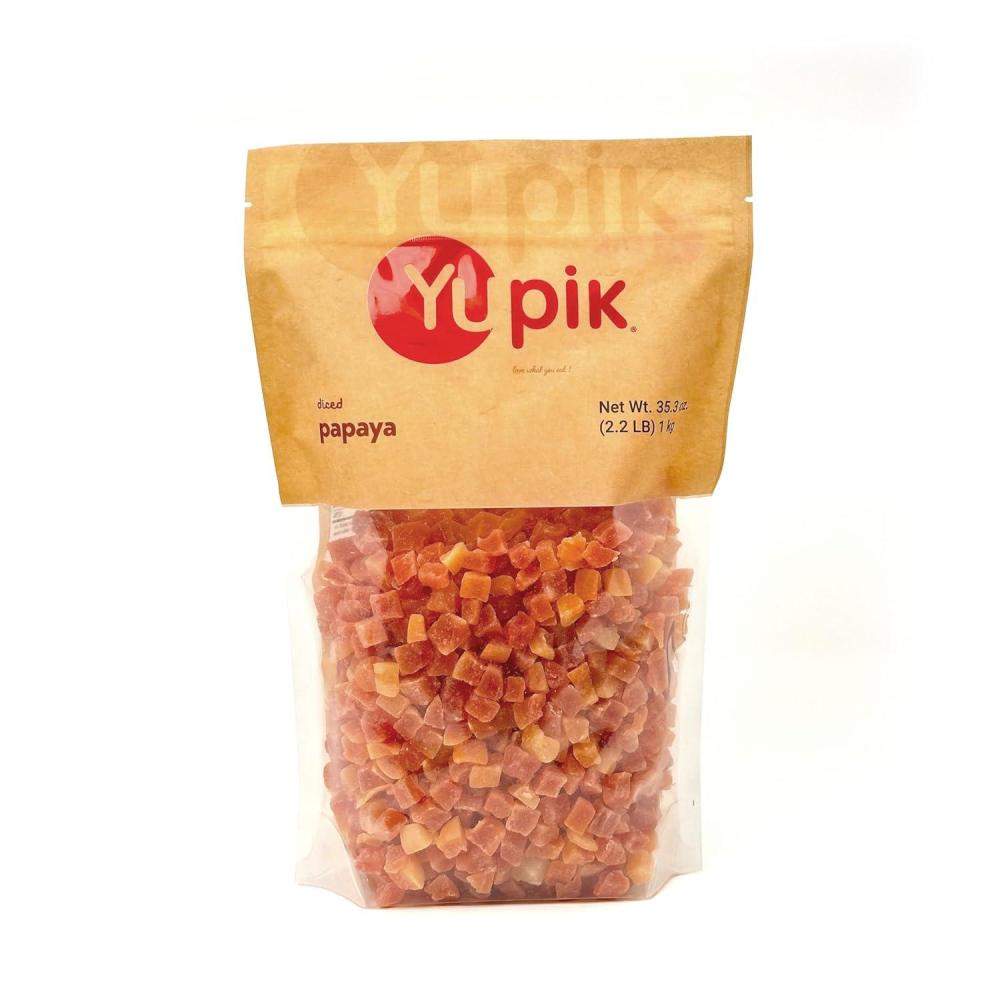 image:imageYupik Dried Papaya Diced 22 lb 352 oz GlutenFree Vegan Kosher Sweetened Tropical Dried Fruits Cubed Papaya Pieces No Added Sulphites Fruity Snacks For Baking Topping amp Inclusions