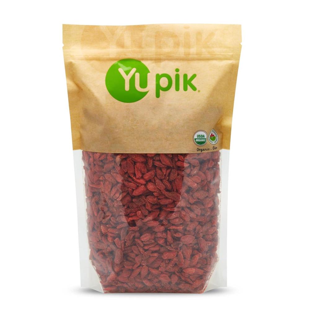 image:imageYupik Natural Dried Goji Berries 1 lb 16 oz GlutenFree GMOFree Dried Fruits Wolfberries No Sugar Added Superfood High in Vitamin A and C Source of Fiber Healthy Snacks Ideal for BakingOrganic Dried Goji Berries