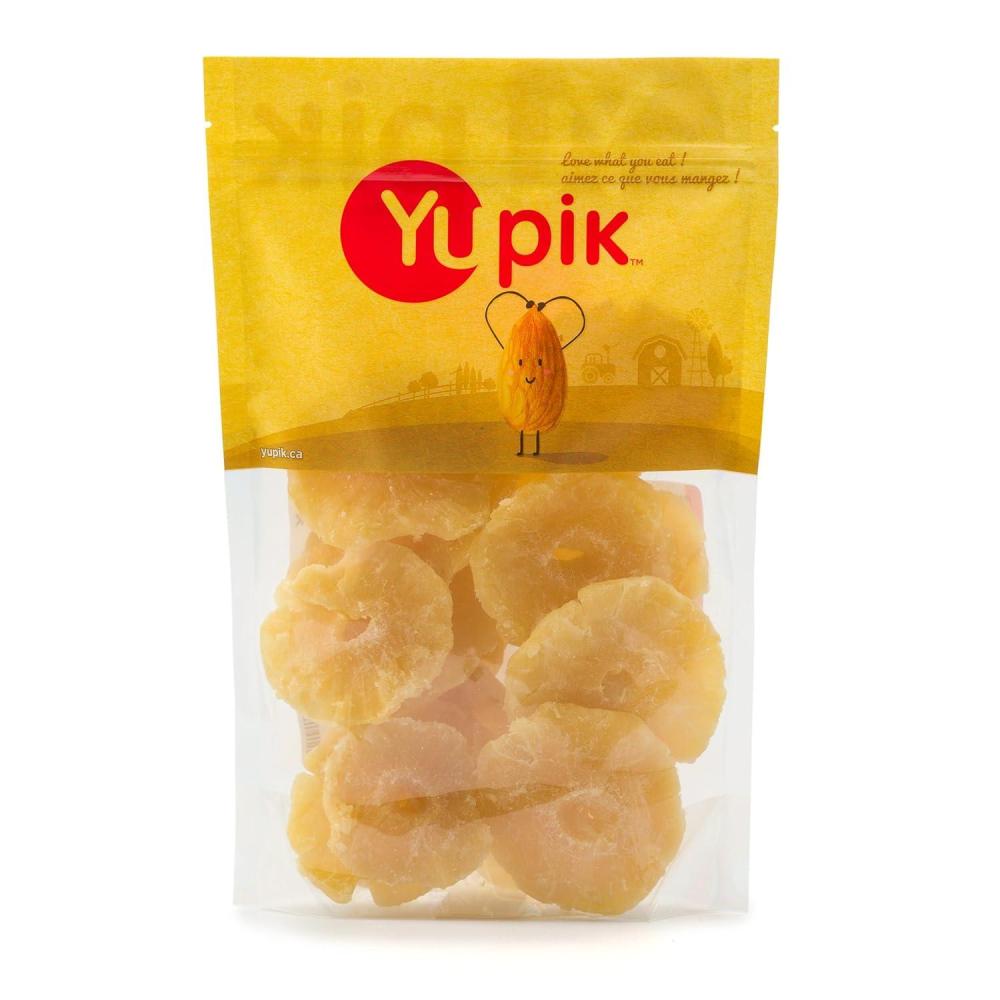image:imageYupik Pineapple Rings SulphiteFree 22 lb 352 oz GlutenFree Kosher Sweetened Tropical Dried Fruits Sliced Pineapple Chewy Source of Fiber Fruity Snacks Ideal for Baking amp Topping22 Pound Pack of 6