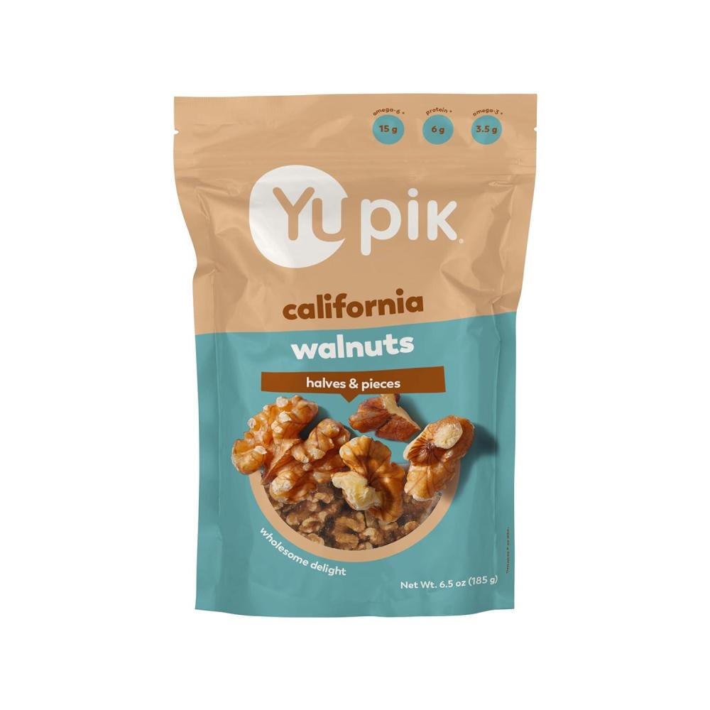 image:imageYupik Raw California Walnuts Halves amp Pieces 22 lb 352 oz Kosher GlutenFree Vegan Unsalted Unroasted Source of Omegas Healthy Snacks Nut Topping Ideal for Baking amp Cooking65 Oz