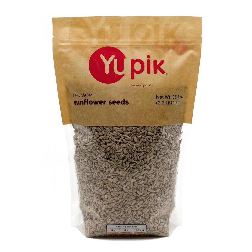 image:imageYupik Raw Sunflower Seeds Shelled 22 lb 353oz Kosher GlutenFree Unsalted Sunflower Kernels No Shell Healthy Snacks Source of Omega6 and Fiber22 Pound Pack of 1