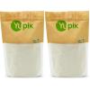 Yupik Organic Desiccated Coconut, Fine, 1 lb (16 oz), Non-GMO, Vegan, Gluten-Free, Kosher, Finely Ground, Unsweetened, No Added Sugar, Oil-Free, Source of Fiber, Healthy Snacks, Ideal for Topping(1 Pound (Pack of 2))