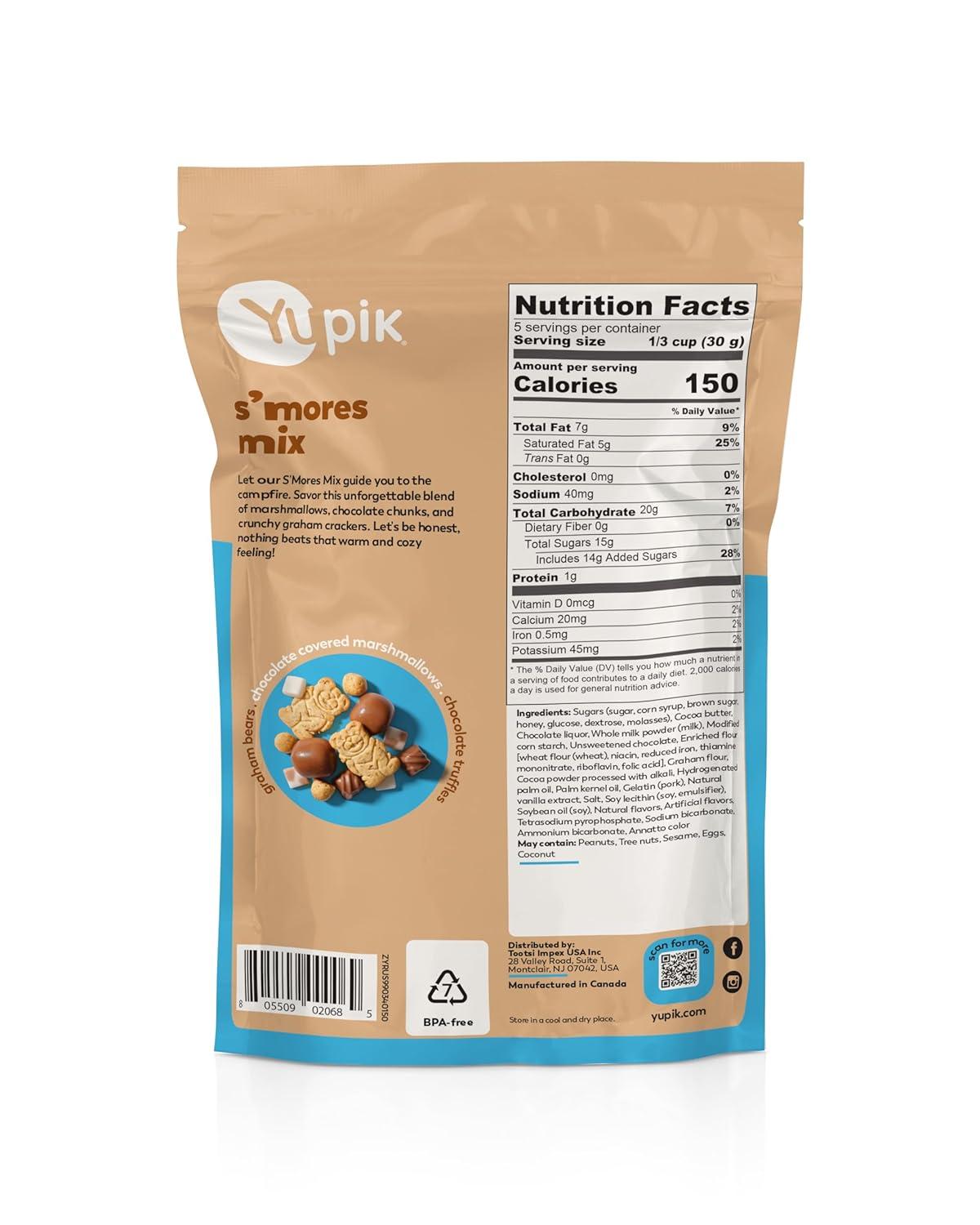 image:imageYupik SMores Mix 53 Oz Chocolatey Delight Blend of Marshmallows Chocolate Chunks amp Crunchy Graham Bear Crackers Sweet Snack Campfire Treat Party Snack