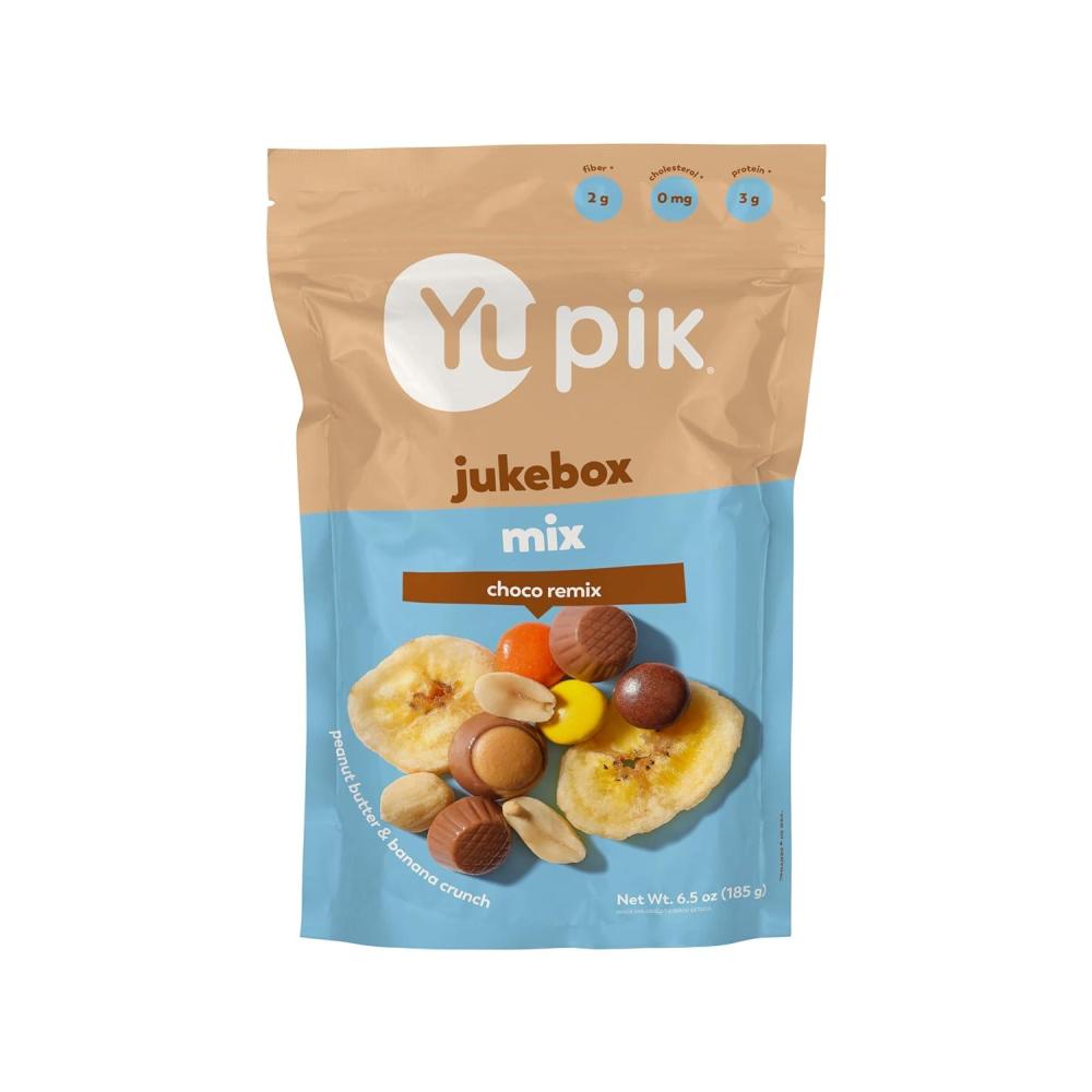 image:imageYupik Jukebox Mix 65 Oz Kosher Chocolatey Sweet Snacks Elvis Sandwich Inspired Flavors Retro Snack Blend of Crunchy Bananas Peanut Butter Cups amp Candies Chocolate Truffles Party Snack65 Ounce Pack of 1