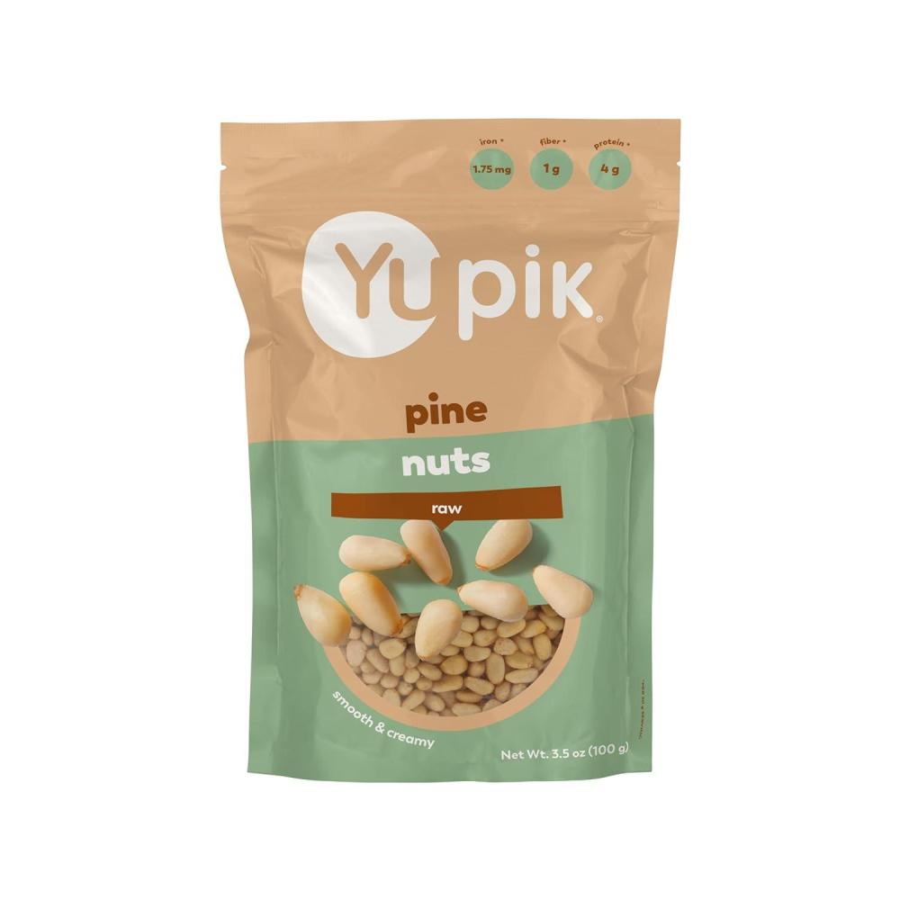 image:imageYupik Pine Nuts 35 Oz GlutenFree Kosher Smooth amp Creamy Pine Kernels Raw Nuts Shelled Unsalted Unroasted OilFree Source of Iron35 Oz