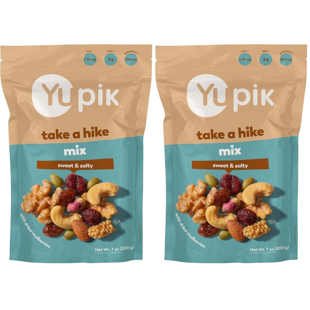 image:imageYupik Take A Hike Mix 7 Oz GlutenFree NonGMO Energizing Snack Sweet amp Salty Trail Mix Crunchy Nuts Dried Fruits Dried Mulberries Roasted Cashews Pistachios Pumpkin Seeds7 Ounce Pack of 2