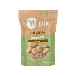 Yupik Dill Pickle Peanuts, 10 Oz, Crunchy Savory Snack, Made with Natural Ingredients, Seasoned Peanuts with Dill Pickle, Perfect for Party & Game Night, Protein Snacks, Source of Fiber(10 Ounce)
