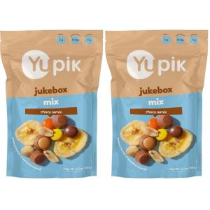 Yupik Jukebox Mix, 6.5 Oz, Kosher, Chocolatey Sweet Snacks, Elvis Sandwich Inspired Flavors, Retro Snack, Blend of Crunchy Bananas, Peanut Butter Cups & Candies, Chocolate Truffles, Party Snack(6.5 Ounce (Pack of 2))