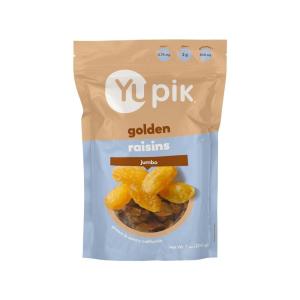 Yupik Jumbo Golden Raisins, 7 Oz, Gluten-Free, Kosher, Dried Fruits, Naturally Sweet, Unsweetened, Seedless, Healthy Snacks, Grown in California(Medium)