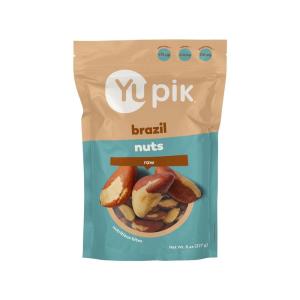 Yupik Raw Brazil Nuts, 8 Oz, Gluten-Free, Kosher, Shelled, Unsalted, Unroasted, Raw Nuts, Nutritious Healthy Snacks, Rich in Selenium(8 Oz)