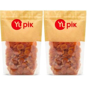 Yupik Turkish Apricots, 7 Oz, Kosher, Tart & Sweet Dried Fruits, No Pits, No Sugar Added, Naturally Sweet Snacks, Healthy Snacks(2.2 Pound (Pack of 2))