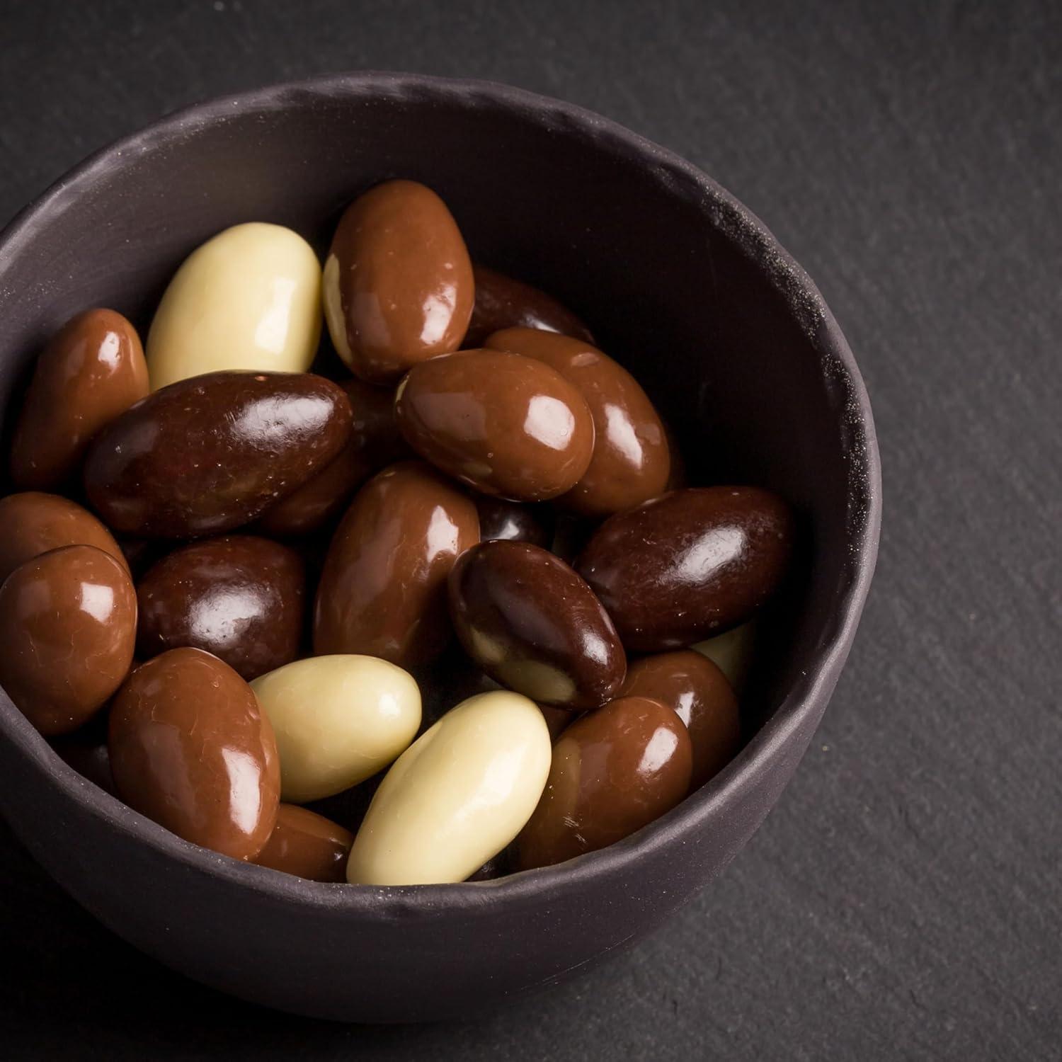 image:imageYupik 45 Dark Chocolate amp Coconut Coated Almonds 22 lb 352 oz GlutenFree Kosher Whole Roasted Nuts Crunchy Almonds Dipped in Chocolate and Coconut Coating Chocolate Candy Sweet Snacks