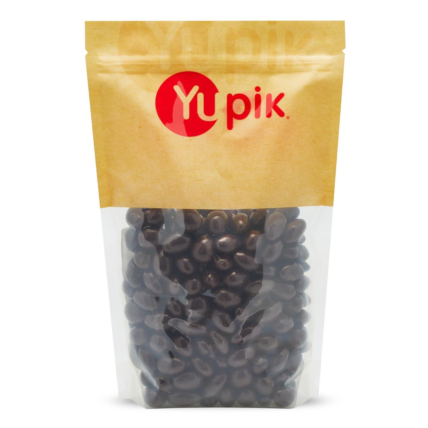 image:imageYupik 60 Dark Chocolate Covered Almonds 22 lb 352 oz Kosher Whole Nuts Almonds Dipped in Chocolate Crunchy amp Smooth Dark Chocolate Candy Classic Sweet SnacksDark Chocolate Covered Almonds