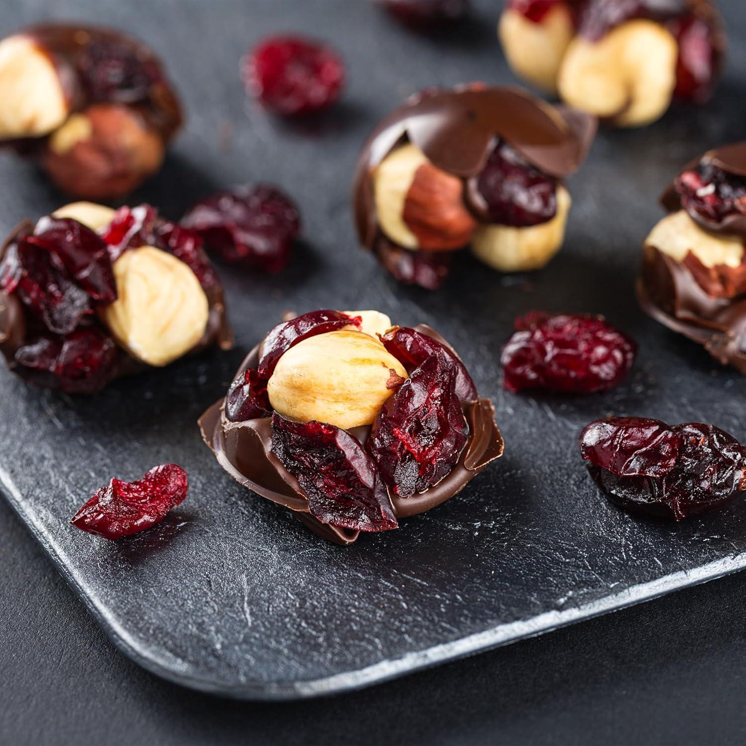 image:imageYupik Milk Chocolate Covered Cranberries 22 lb 352 oz Kosher Dried Fruits Dried Cranberries Dipped in Fine Milk Chocolate Smooth amp Chewy Sweet Snacks Chocolate Candy For Topping amp Baking22 Pound Pack of 1