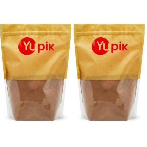 Yupik Alkalized Cocoa Powder, 2.2 lb (35.2 oz), Vegan, Gluten-Free, GMO-Free, Kosher, Dairy-Free, No Sugar Added, Dutch Processed Cocoa, Smooth Chocolate Flavor, Ideal for Baking & Beverages(2.2 Pound (Pack of 2))