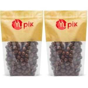 Yupik Milk Chocolate Covered Almonds, 2.2 lb (35.2 oz), Kosher, Whole Nuts, Almonds Dipped in Fine Milk Chocolate, Crunchy & Smooth, Chocolate Candy, Classic Sweet Snacks(2.2 Pound (Pack of 2))