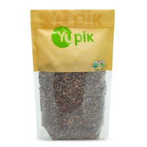 Yupik Organic Raw Cacao Nibs, 2.2 lb (35.2 oz), Gluten-Free, Kosher, GMO-Free, Vegan, No Sugar Added, No Additives, Made from Raw Cacao, Crunchy, Healthy Snacks, Ideal for Baking & Topping(35.2 Ounce (Pack of 6))