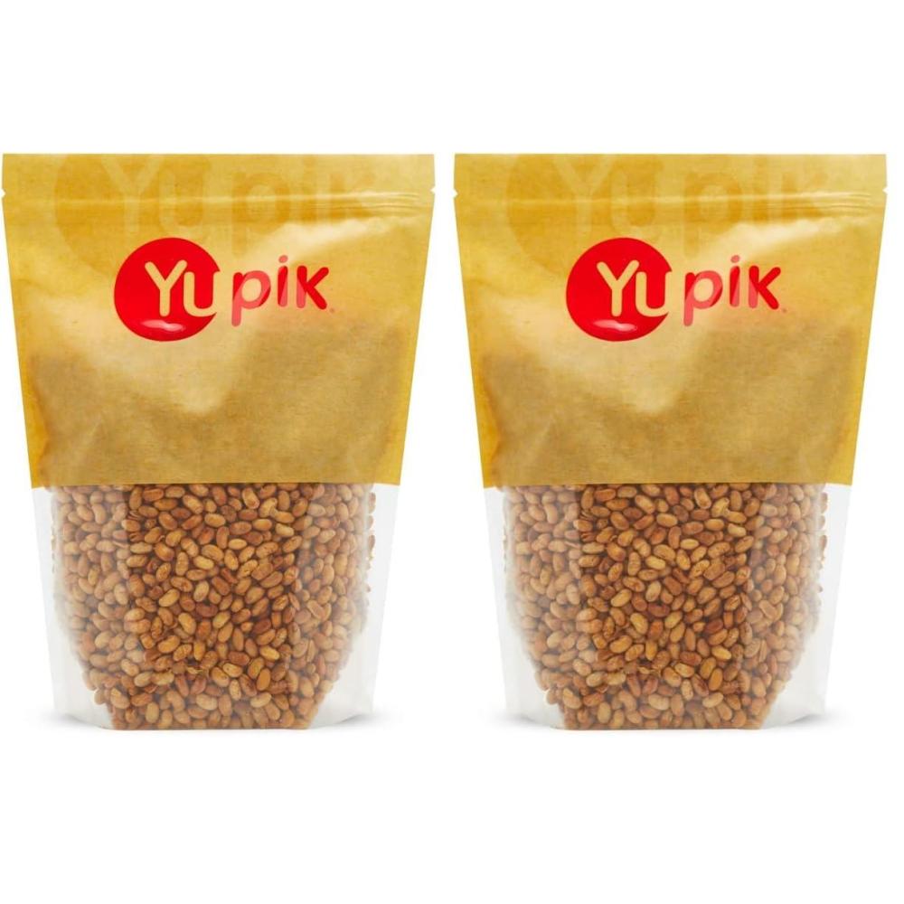 image:imageYupik Unsalted Roasted Soya Beans 22 lb 352 oz High Protein Snack Vegan GlutenFree Kosher Nutty Flavor Source of Fiber Healthy Crunchy Snack22 Ounce Pack of 2