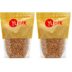 Yupik Unsalted Roasted Soya Beans, 2.2 lb (35.2 oz), High Protein Snack, Vegan, Gluten-Free, Kosher, Nutty Flavor, Source of Fiber, Healthy Crunchy Snack(2.2 Ounce (Pack of 2))