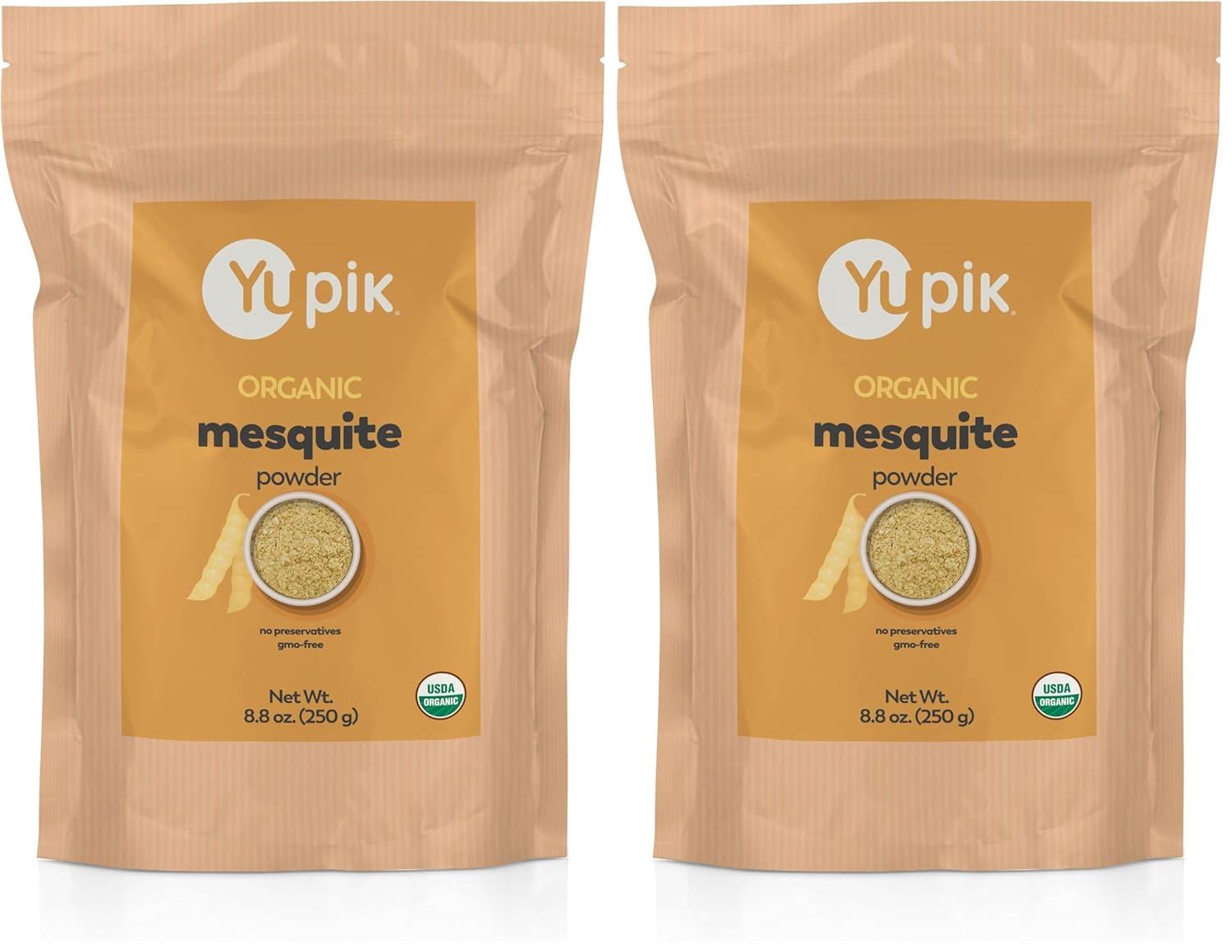 image:imageYupik Organic Mesquite Powder 88 oz USDA Certified NonGMO Vegan GlutenFree Natural Sweetener amp Nutritious Superfood High in Protein amp Fiber LowGlycemic Nutty Caramel FlavorMesquite