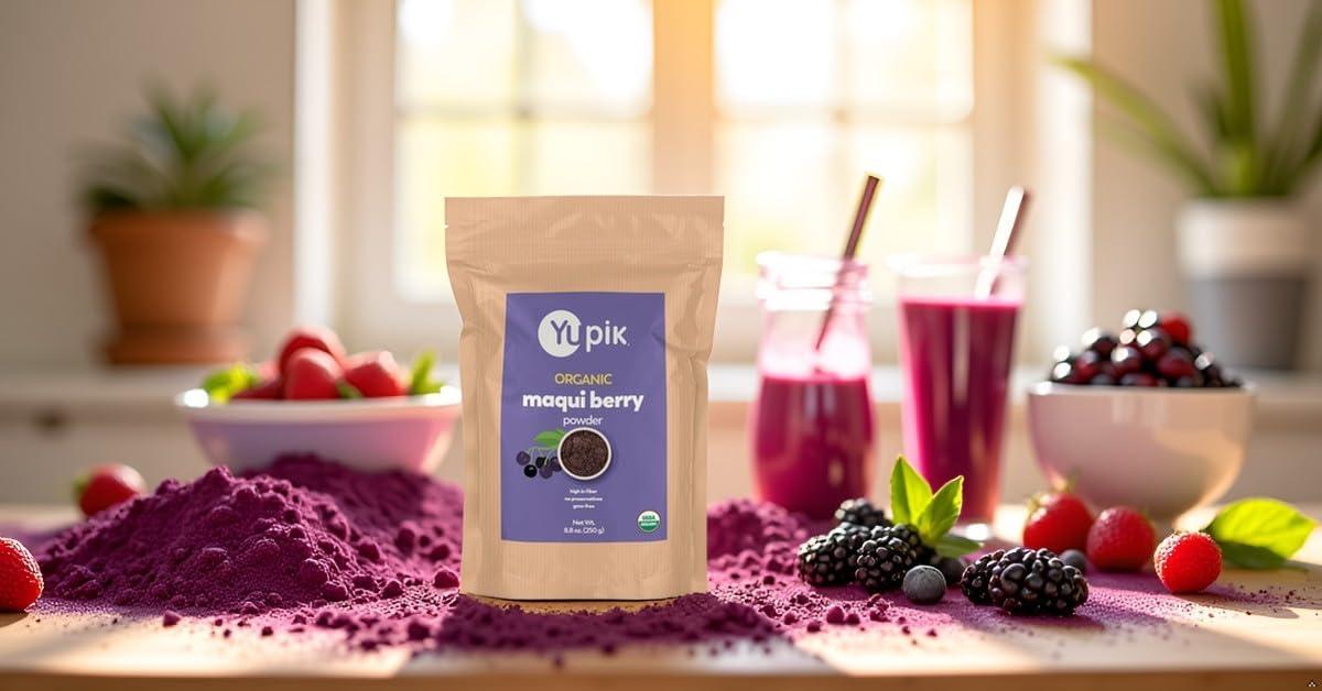 image:imageYupik Organic Powder Superfood Maqui 88 Oz NonGMO Vegan GlutenFree Pack of 1Maqui Powder