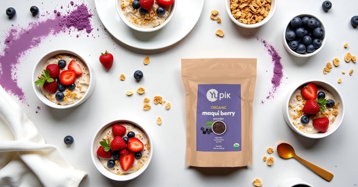 image:imageYupik Organic Powder Superfood Maqui 88 Oz NonGMO Vegan GlutenFree Pack of 1Maqui Powder