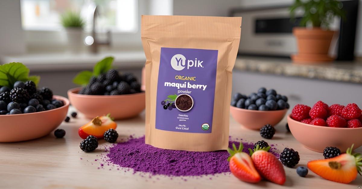 image:imageYupik Organic Powder Superfood Maqui 88 Oz NonGMO Vegan GlutenFree Pack of 1Maqui Powder
