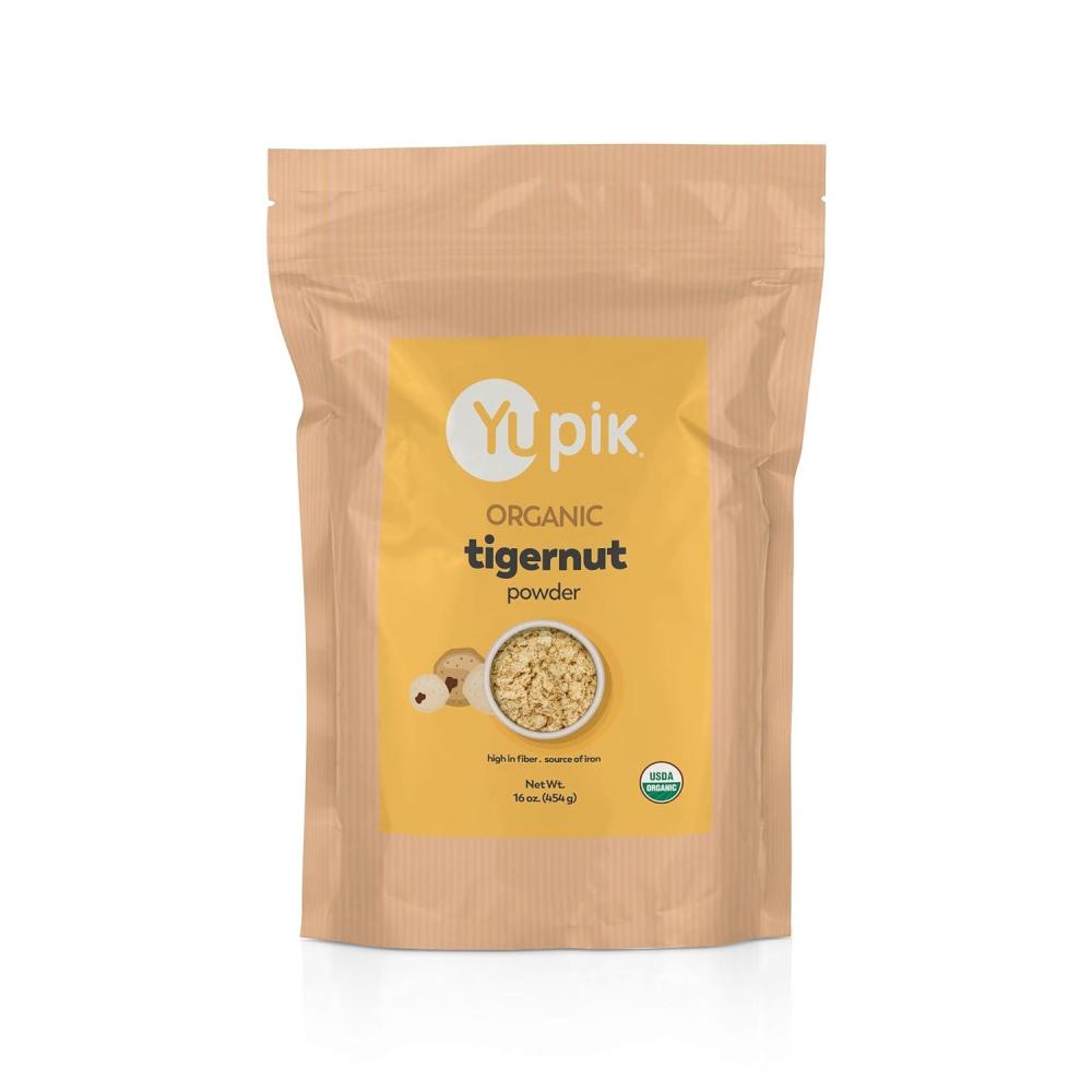 image:imageYupik Organic Ground Tigernuts Powder 1 lb 16 oz USDA Certified GlutenFree Raw Vegan Kosher NonGMO Nutty amp Mild Flour LowCalorie CholesterolFree Ideal for Baking amp Granola