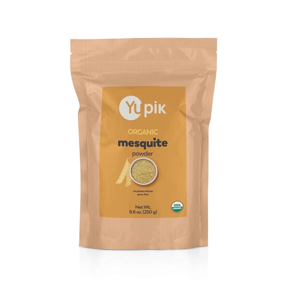 image:imageYupik Organic Mesquite Powder 88 oz USDA Certified NonGMO Vegan GlutenFree Natural Sweetener amp Nutritious Superfood High in Protein amp Fiber LowGlycemic Nutty Caramel FlavorMesquite