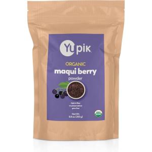 Yupik Organic Powder Superfood, Maqui, 8.8 Oz, Non-GMO, Vegan, Gluten-Free, Pack of 1(Maqui Powder)