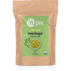 Yupik Organic Powder Superfood, Maqui, 8.8 Oz, Non-GMO, Vegan, Gluten-Free, Pack of 1(Moringa Leaf Powder)