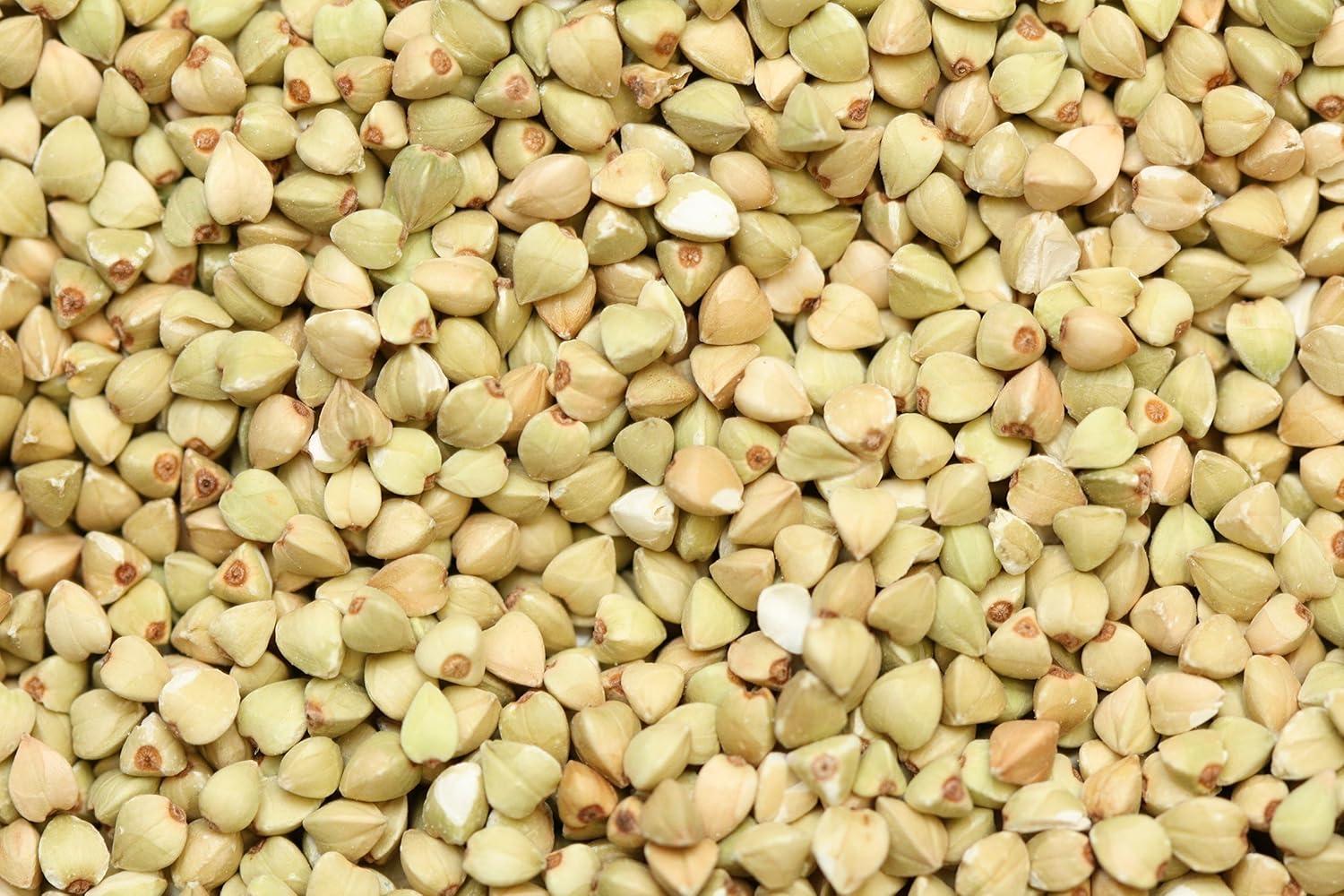 image:imageYupik Organic White Buckwheat Hulled 22 lb 352 oz GlutenFree NonGMO Kosher Vegan Whole Raw Groats Kasha WheatFree SaltFree PlantBased Protein Source of Fiber For Baking Cookingbuckwheat
