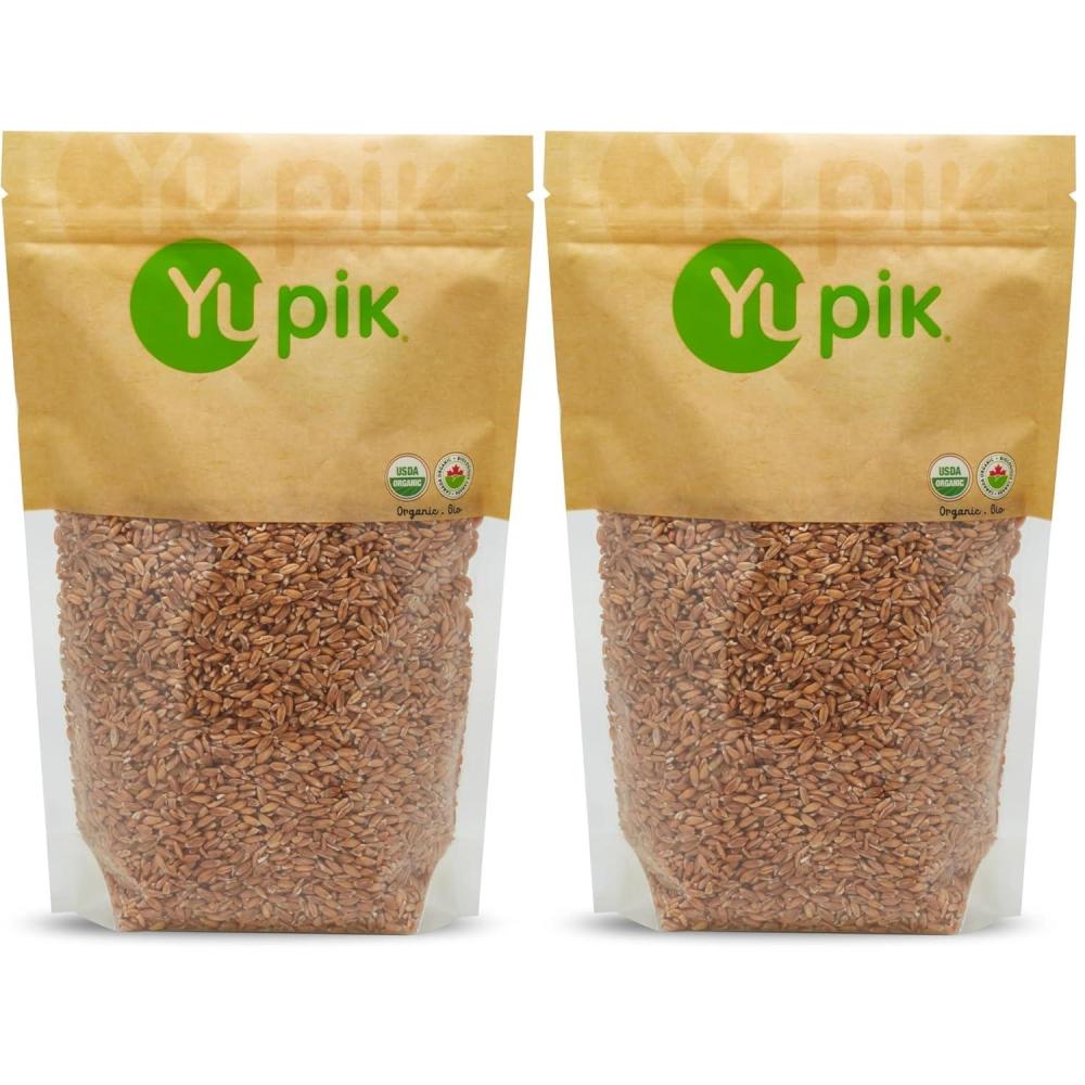 image:imageYupik Organic Spelt Kernels 22 lb 352 oz NonGMO Kosher Vegan Raw Hulled Grains Unsalted Source of Fiber Ideal for Baking amp Cooking220 Pound Pack of 2