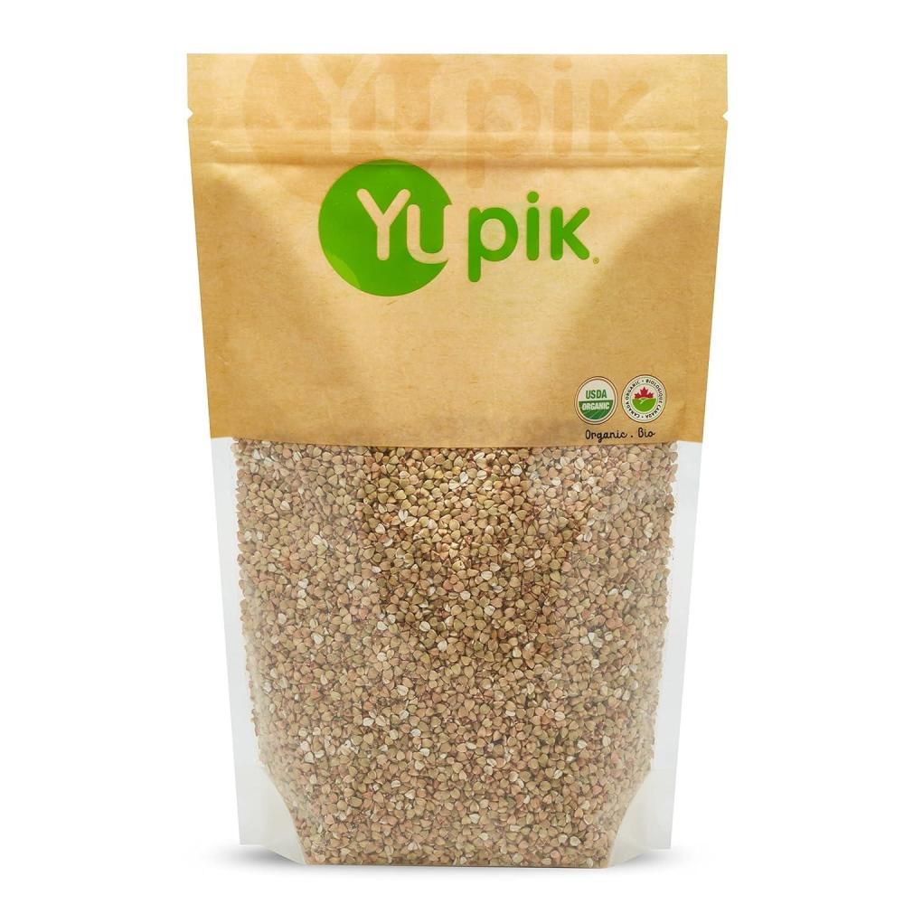 image:imageYupik Organic White Buckwheat Hulled 22 lb 352 oz GlutenFree NonGMO Kosher Vegan Whole Raw Groats Kasha WheatFree SaltFree PlantBased Protein Source of Fiber For Baking Cookingbuckwheat
