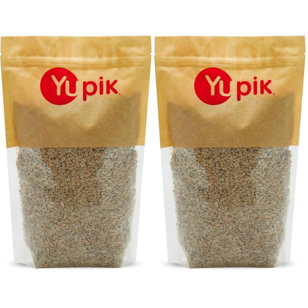 image:imageYupik Roasted Sunflower Seeds Unsalted No Shell 22 lb 352 oz GlutenFree Vegan Kosher Shelled Seeds SaltFree Source of Fiber amp Iron PlantBased Protein Savory SnackFor BakingTopping22 Pound Pack of 2