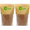 Yupik Organic Golden Flax Seeds, 2.2 lb (35.2 oz), Gluten-Free, Non-GMO, Kosher, Raw Seeds, Excellent Source of Fiber, Source of Omega-3, Plant-Based Protein, Ideal for Beverages, Baking & Topping(2.2 Pound (Pack of 2))