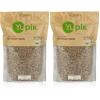 Yupik Organic Sunflower Seeds, No Shell, 2.2 lb (35.2 oz), Non-GMO, Vegan, Gluten-Free, Kosher, Raw Seeds, Salt-Free, Oil-Free, Source of Fiber & Iron, Healthy Snack, Ideal for Baking & Topping(2.2 Pound (Pack of 2))