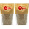 Yupik Roasted Sunflower Seeds, Unsalted, No Shell, 2.2 lb (35.2 oz), Gluten-Free, Vegan, Kosher, Shelled Seeds, Salt-Free, Source of Fiber & Iron, Plant-Based Protein, Savory Snack,For Baking,Topping(2.2 Pound (Pack of 2))
