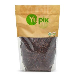 Yupik Organic Black Quinoa, 2.2 lb (35.2 oz), Non-GMO, Gluten-Free, Kosher, Raw, Unsalted, Oil-Free, Plant-Based Protein, Source of Fiber & Iron, Great Replacement for Rice & Pasta(2.2 Pound (Pack Of 6))