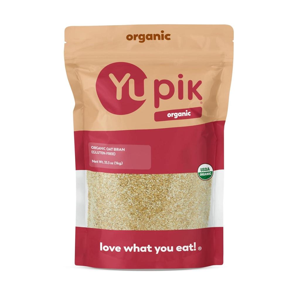 image:imageYupik Organic Oat Bran GlutenFree 22 lb 352 oz NonGMO Kosher Vegan Raw Made from Hull of Whole Grain Oats Good Source of Fiber Ideal for Baking amp Cookingoat bran