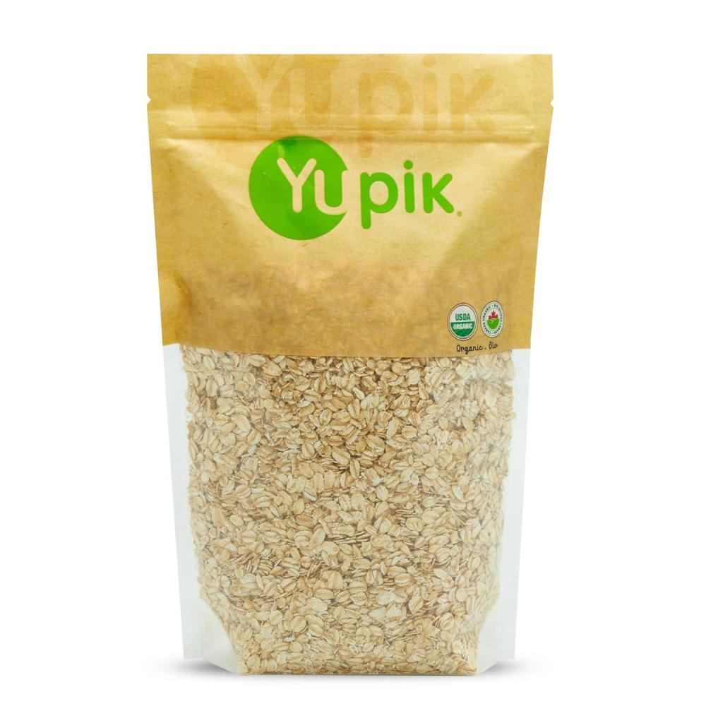 image:imageYupik Organic Oat Bran GlutenFree 22 lb 352 oz NonGMO Kosher Vegan Raw Made from Hull of Whole Grain Oats Good Source of Fiber Ideal for Baking amp CookingRolled Oats