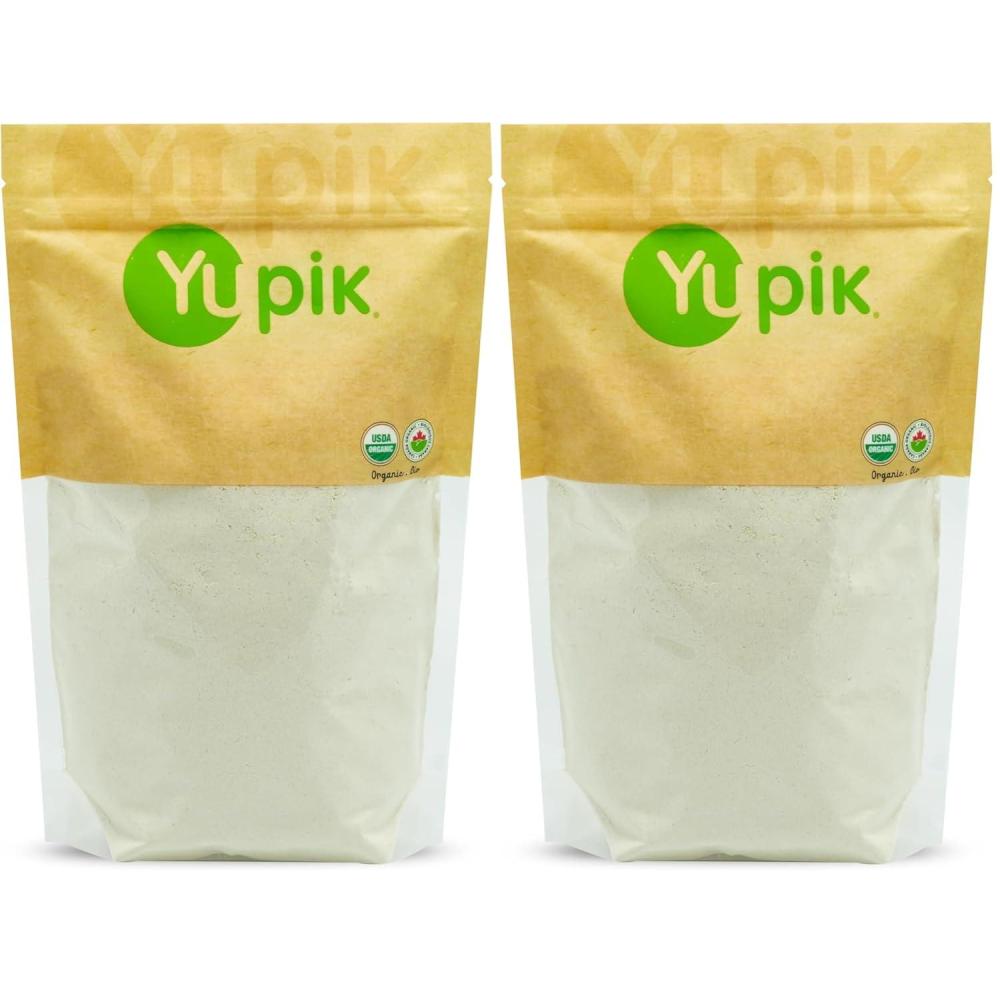 image:imageYupik Organic Sorghum Flour 22 lb 353 oz USDA Certified GlutenFree Raw Vegan Kosher NonGMO Mildly Sweet amp Nutty LowCalorie High in Fiber amp Protein Perfect for Baking353 Ounce Pack of 2
