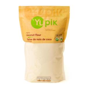 Yupik Organic Coconut Flour 2.2 lb (35.2 oz), USDA Certified, Gluten-Free, GMO-Free, Raw, Vegan, Low-Calorie, Finely Milled, Wheat Alternative & Grain Meal, Ideal for Baking & Cooking(35.2 Ounce (Pack of 6))