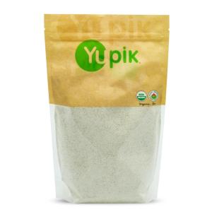 Yupik Organic Ground Buckwheat Flour 2.2 lb (35.2 oz), USDA Certified, Gluten-Free, Raw, Vegan, Kosher, Non-GMO, Finely Ground, Ideal for Baking, Batters, & Cooking