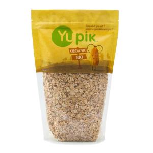 Yupik Organic Spelt Flakes, 2.2 lb (35.2 oz), Non-GMO, Kosher, Vegan, Made from Raw Whole Grains, Steamed, Rolled, & Lightly Roasted Flakes, Source of Fiber & Iron, Ideal for Cooking & Baking(2.2 Pound (Pack of 6))