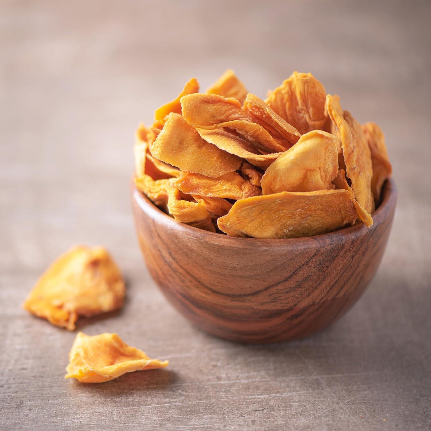 image:imageYupik Organic Sliced Mango 1 lb 16 oz NonGMO Vegan GlutenFree Kosher Tropical Dried Fruits Thin Mango Slices No Sugar Added SulphiteFree Healthy Snacks Tasty Topping1 Pound Pack of 1