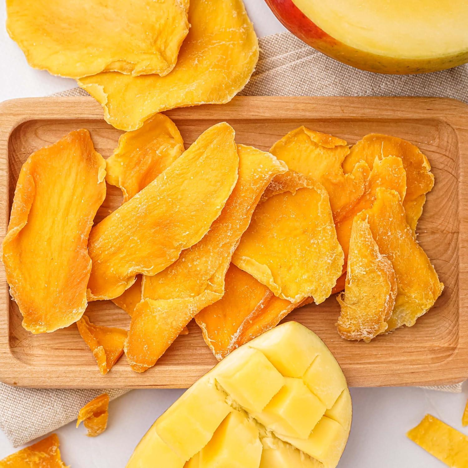 image:imageYupik Organic Sliced Mango 1 lb 16 oz NonGMO Vegan GlutenFree Kosher Tropical Dried Fruits Thin Mango Slices No Sugar Added SulphiteFree Healthy Snacks Tasty Topping1 Pound Pack of 6