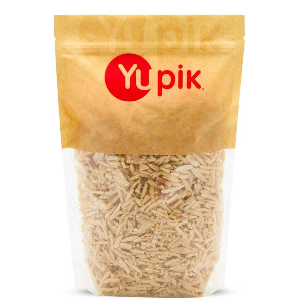 image:imageYupik Slivered California Almonds 352 Ounce Chopped Raw Blanched Almonds GlutenFree Kosher Raw Good Source Of Protein Fiber Iron amp Calcium Low In Carb Pack of 122 Pound Pack of 6
